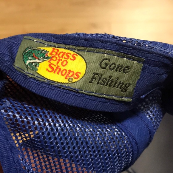 Bass Pro Shops, snapback,  half mesh, ball cap - Picture 4 of 7